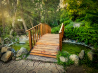 Footbridge at La Pampa El Volcán, El Boquerón Art Ability Show 2025